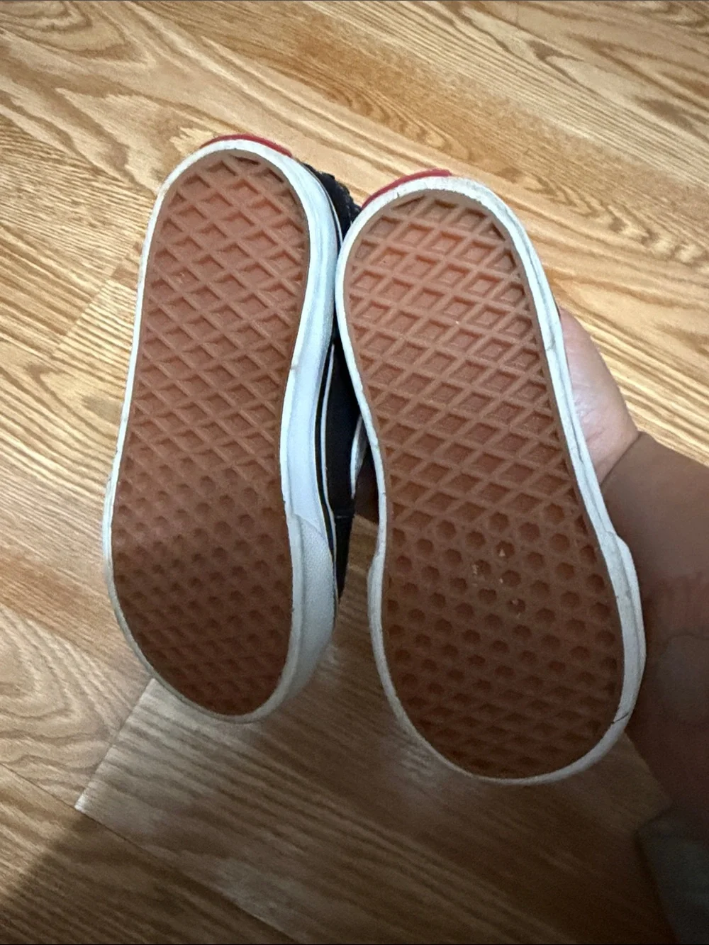 Vans Kids Black and White High-Top Sneakers